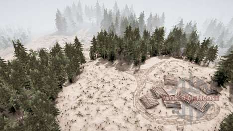 Silvery Mountains〡hardcore v1.1 for Spintires MudRunner