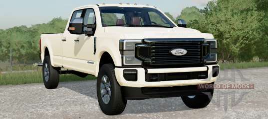 Ford F-250 Super Duty Platinum Crew Cab 2021〡mirrors readjusted for ...