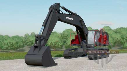 Volvo EC750EL〡colorable body for Farming Simulator 2017