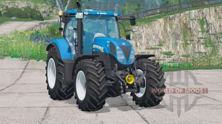 New Holland T7 series〡animated dashboard for Farming Simulator 2015