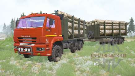 KAMAZ-6522-53〡 with color variants for MudRunner
