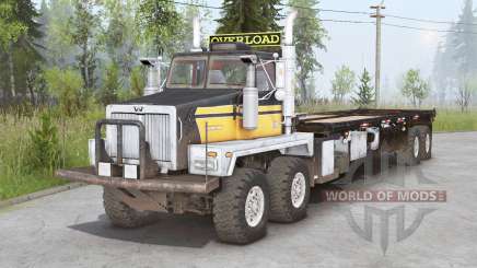 Western Star 6900 TwinSteer for Spin Tires