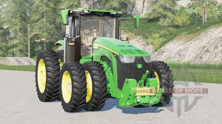John Deere 8R series〡there are 3 point hitch front for Farming Simulator 2017