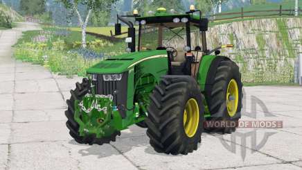 John Deere 8370R〡dynamic exhausting system for Farming Simulator 2015
