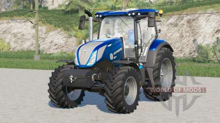 New Holland T6 series〡selectable exhaust style for Farming Simulator 2017