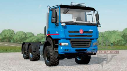 Tatra Phoenix T158 6x6 Tractor Truck 2012〡added road tires for Farming Simulator 2017