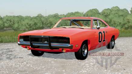Dodge Charger RT General Lee (XP 29) 1969〡movable parts for Farming Simulator 2017