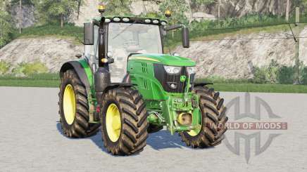 John Deere 6R series〡added suspension front axle for Farming Simulator 2017