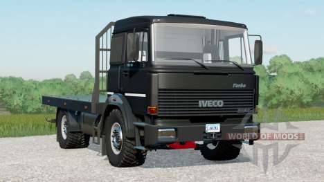 Iveco 190-38 Fatbed〡added side supports for logs for Farming Simulator 2017