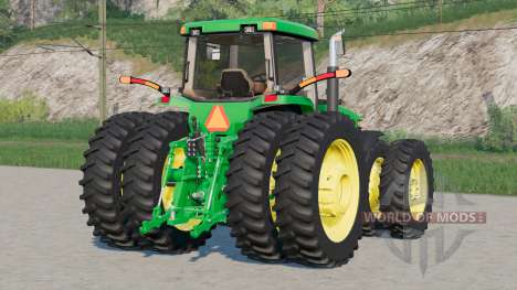John Deere 8000 series〡new tire configs for Farming Simulator 2017