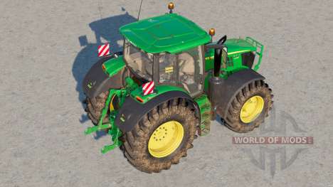 John Deere 6R series〡there are warning signs for Farming Simulator 2017