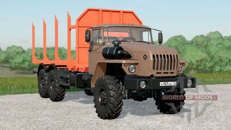 Ural-4320 Timber Truck〡added a new 600 hp engine for Farming Simulator 2017