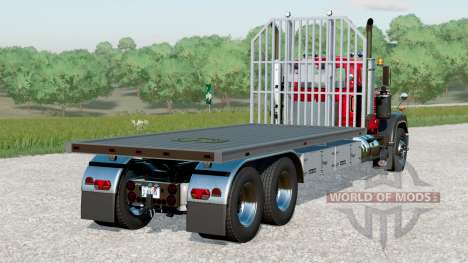 Mack Super-Liner Fatbed〡with stretched frame for Farming Simulator 2017
