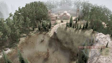 Waterfalls of Russia for Spintires MudRunner
