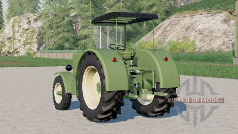 Hanomag R45〡two exhaust variants for Farming Simulator 2017