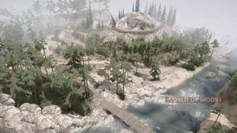 Waterfalls of Russia for Spintires MudRunner