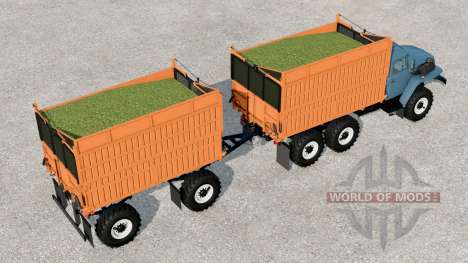 Ural-5557〡selection of the unloading side for Farming Simulator 2017