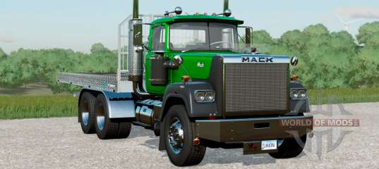 Mack Super-Liner Fatbed〡loading area enlarged for Farming Simulator 2017