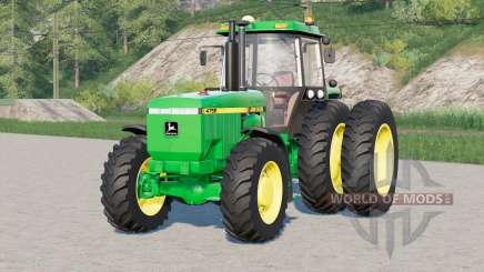 John Deere 4000 series〡has aux fuel tank for Farming Simulator 2017