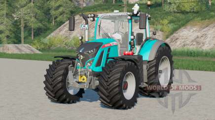 Fendt 500 Vario〡chrome exhaust trim for Farming Simulator 2017