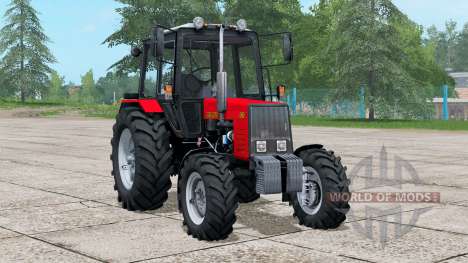 MTZ-820〡the dust is flying from under the wheels for Farming Simulator 2017