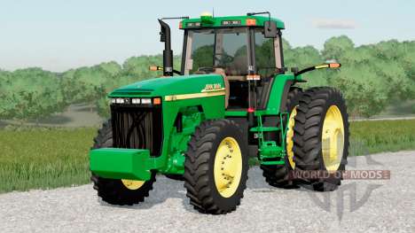 John Deere 8110〡has dual rear wheels for Farming Simulator 2017