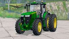 John Deere 7310R〡has additional wheels for Farming Simulator 2015