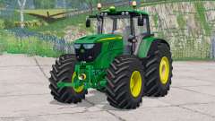 John Deere 6170M〡has wheels weights for Farming Simulator 2015
