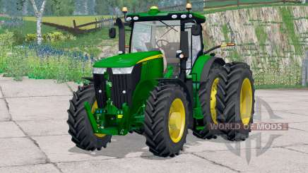 John Deere 7310R〡has additional wheels for Farming Simulator 2015