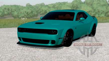 Dodge Challenger SRT Hellcat Widebody (LC) 2018〡color choice for Farming Simulator 2017