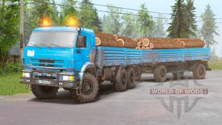 KAMAZ-43118〡imready has its own cargo for Spin Tires