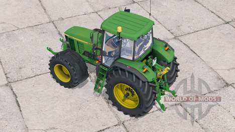 John Deere 7010〡has counterweights on wheels for Farming Simulator 2015