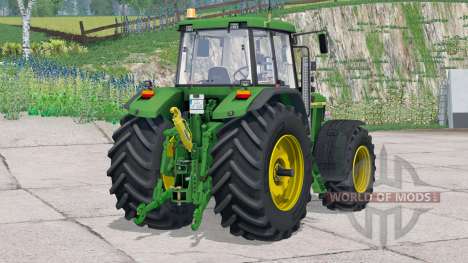 John Deere 7010〡has counterweights on wheels for Farming Simulator 2015