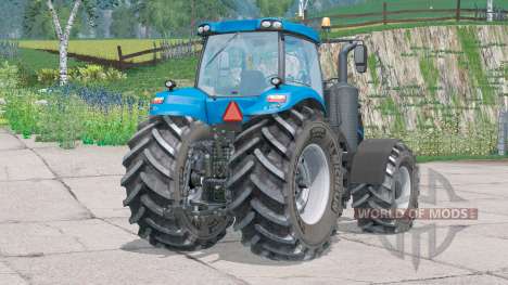 New Holland T8.320〡animated fenders for Farming Simulator 2015