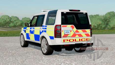 Land Rover Discovery 4 UK Police for Farming Simulator 2017