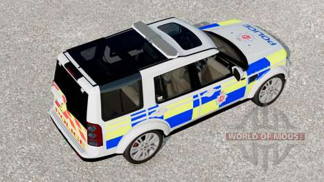 Land Rover Discovery 4 UK Police for Farming Simulator 2017