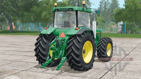 John Deere 8400〡license plate are available for Farming Simulator 2017
