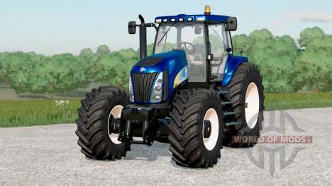 New Holland TG285〡with or without front fenders for Farming Simulator 2017