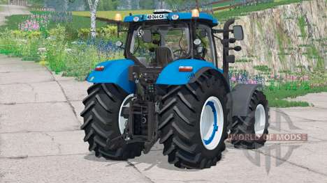 New Holland T6 series〡there are dual rear wheels for Farming Simulator 2015