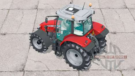 Massey Ferguson 5712〡change wheels for Farming Simulator 2015