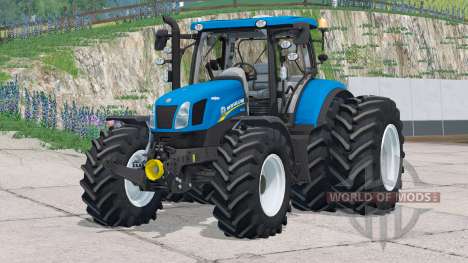 New Holland T6 series〡there are dual rear wheels for Farming Simulator 2015