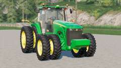 John Deere 8030 series〡Firestone and Michelin tires for Farming Simulator 2017