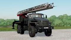 Ural-4320 with auto ladder for Farming Simulator 2017