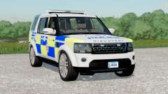 Land Rover Discovery 4 UK Police for Farming Simulator 2017
