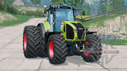 Claas Axion 950〡there are double wheels for Farming Simulator 2015