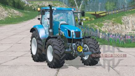New Holland T6.160〡real engine for Farming Simulator 2015