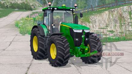 John Deere 7270R〡extra weights in wheels for Farming Simulator 2015