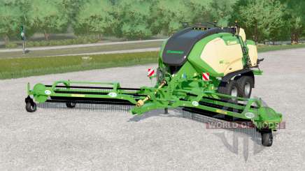 Krone BiG Pack 1290 HDP (VC)〡with the rakes for Farming Simulator 2017