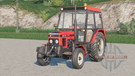 Zetor 7700〡2 different exhausts for Farming Simulator 2017