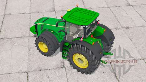 John Deere 8370R〡folding steering wheel for Farming Simulator 2015